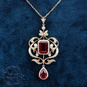 Red Velvet Pendant